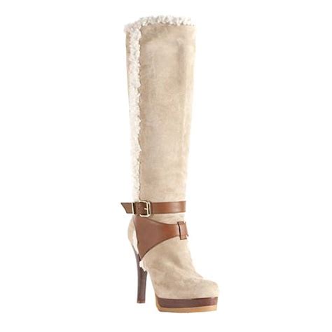 fendi shearling boots|fendi jewelry.